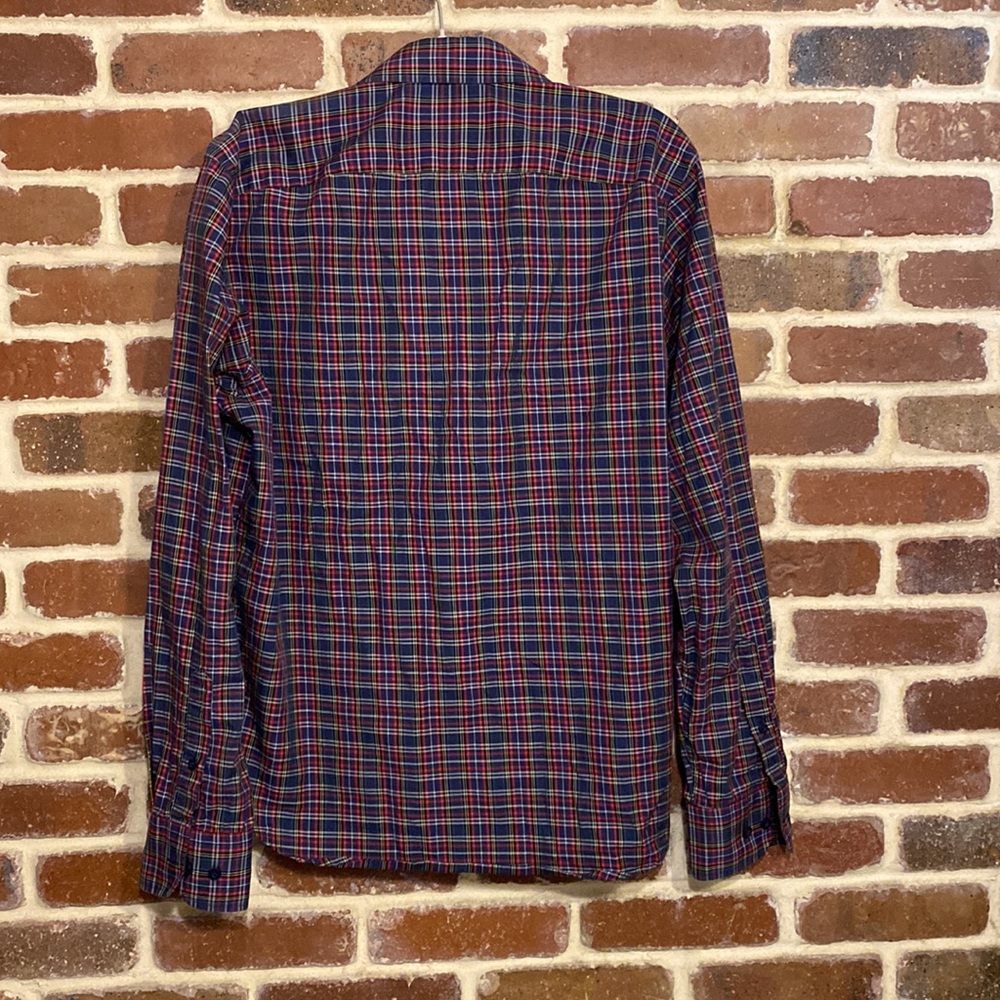 Untuckit Plaid Pattern Button Down Shirt Size Lar… - image 4